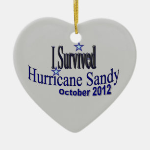I Survived Hurricane Sandy Ornament