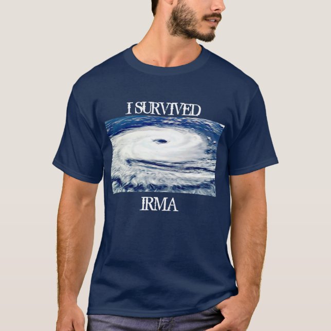 I SURVIVED IRMA HURRICANE SHIRT (Front)