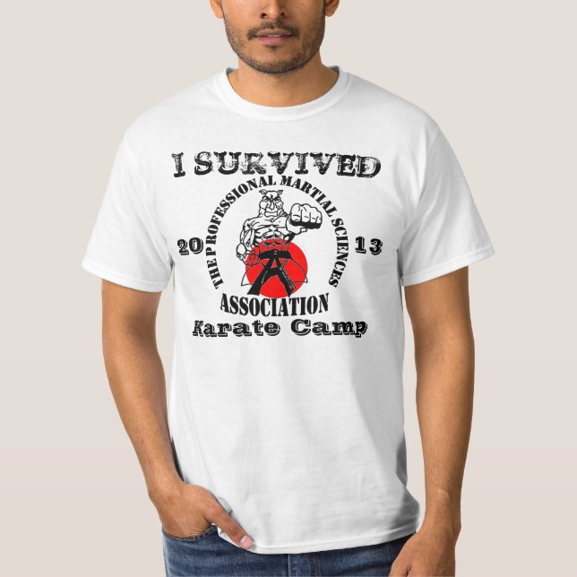 I survived karate Camp T-Shirt (Front)