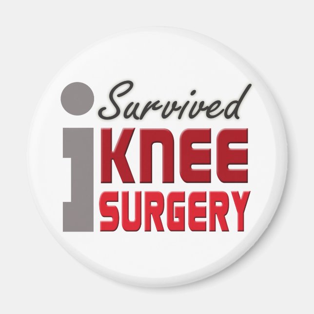 I Survived Knee Surgery Magnet (Front)