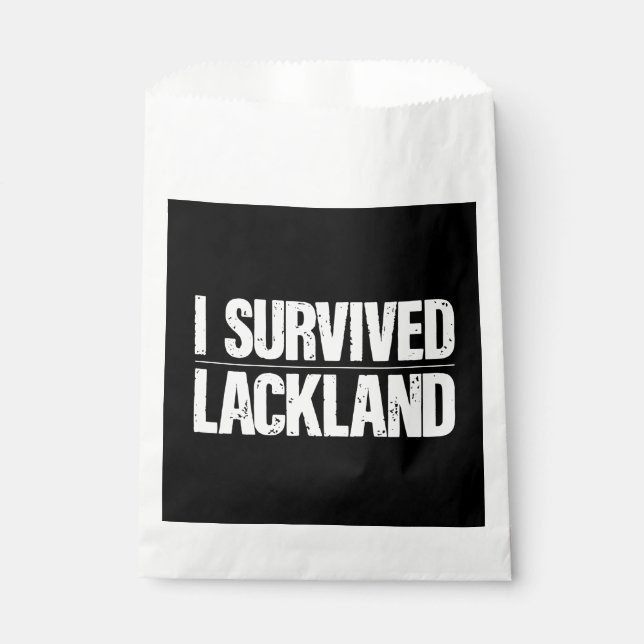 I Survived Lackland AFB Basic Military Training Favour Bag (Front)