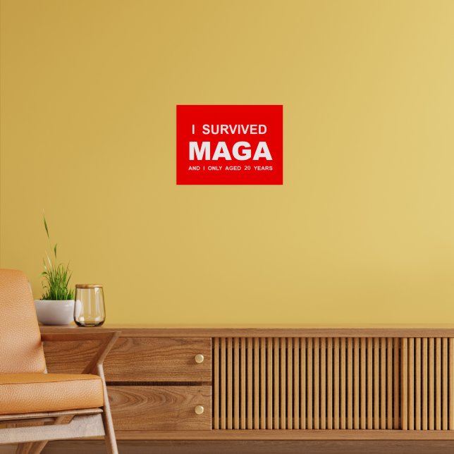 I Survived MAGA  Poster (Living Room 2)