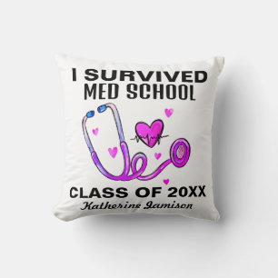 I Survived Medical School Cushion