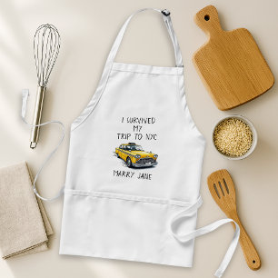 I Survived My Trip To Nyc (Custom All Text) Standard Apron