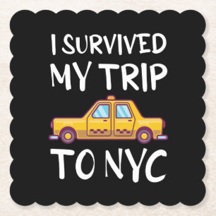 I Survived My Trip To NYC Paper Coaster