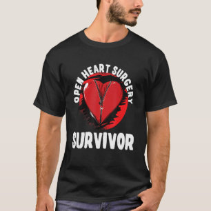 I Survived Open Heart Surgery Heart Attack Survivo T-Shirt