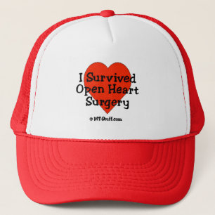 I Survived Open Heart Surgery Trucker Hat