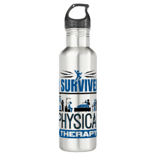 I Survived Physical Therapy Survivor 710 Ml Water Bottle