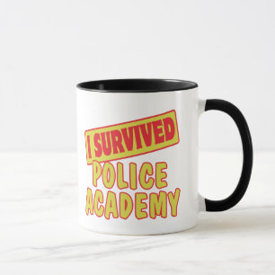 I SURVIVED POLICE ACADEMY MUG