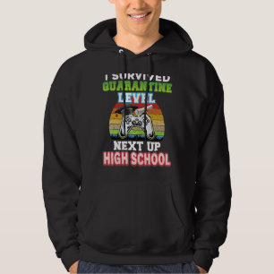 I Survived Quarantine Level Next Up High School Gr Hoodie