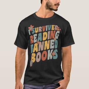 I Survived Reading Banned Books Vintage Book Lover T-Shirt