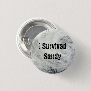 I Survived Sandy Button
