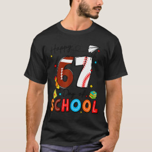 I Survived Sixty Seven Days Of School Funny Baseba T-Shirt