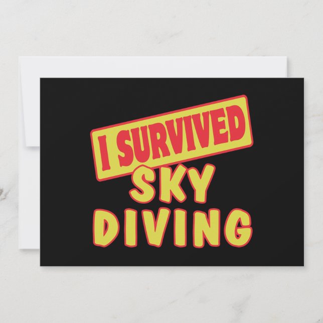 I SURVIVED SKYDIVING (Front)