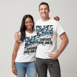 I survived snow jam 26 storm T-Shirt