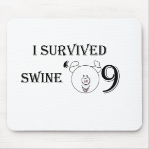 I Survived Swine '09 Mouse Pad