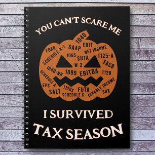 I Survived Tax Season Spiral Notebook