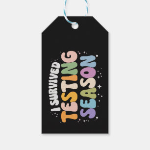 I Survived Testing Season School Humour Gift Tags