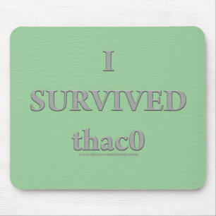 I Survived thac0 Mouse Pad