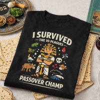 I Survived The 10 Plagues Funny Passover Champ