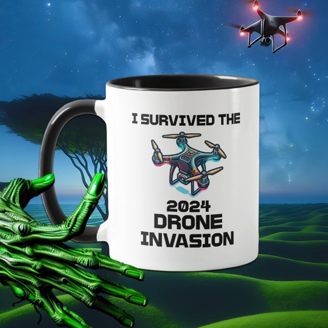 I Survived the 2024 Drone Invasion Mug (Creator Uploaded)