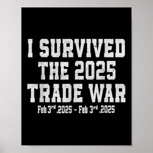 I Survived The 2025 Trade War - Trade War And Poster