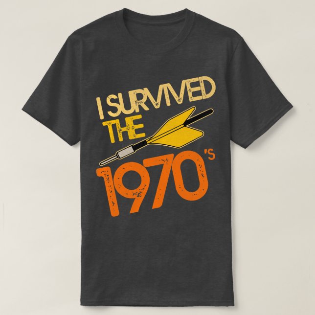 I Survived the 70s Jarts Missile Game T-Shirt (Design Front)