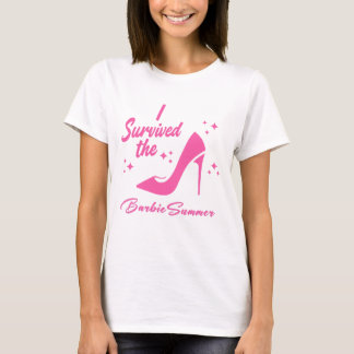 I Survived the Barbie Summer T-Shirt | Retro Pink