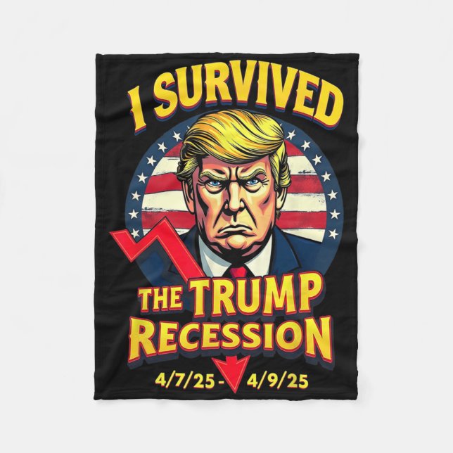 I Survived The Billionaire Recession 4725–4925 Tru Fleece Blanket (Front)