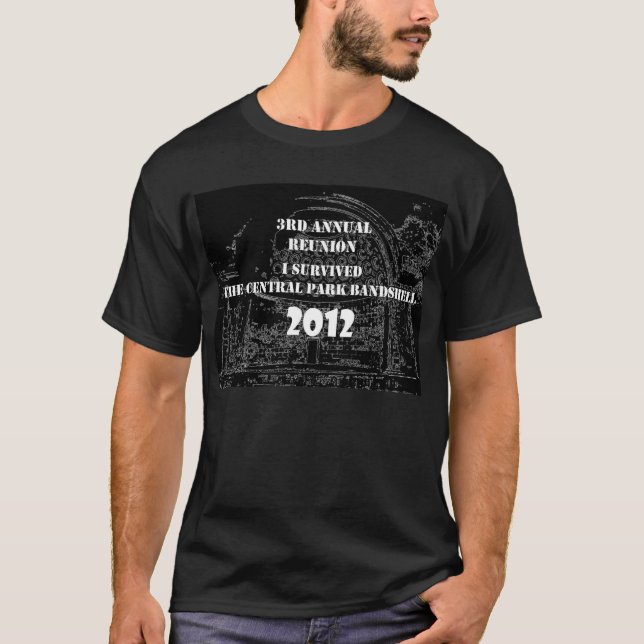 I Survived The Central Park Bandshell Reunion 2012 T-Shirt (Front)