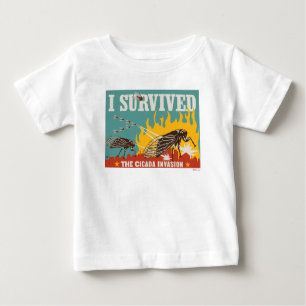 I Survived the Cicada Invasion Baby T-Shirt