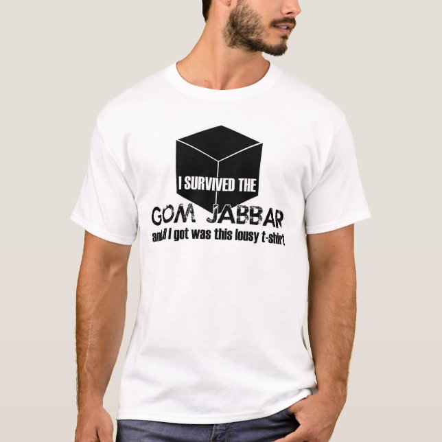 I Survived the Gom Jabbar Funny Humor T-Shirt (Front)