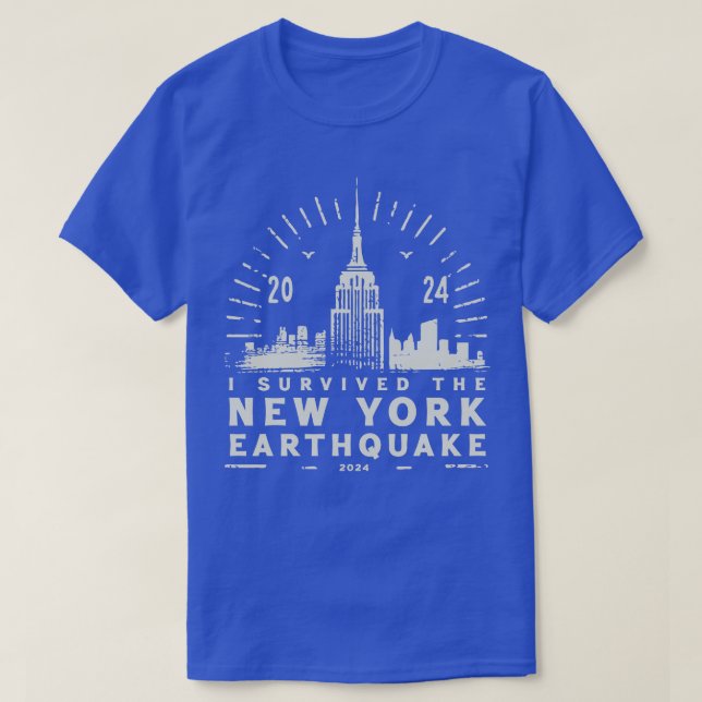 I Survived The New York Earthquake TShirt 1 (Design Front)