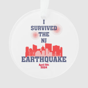 I Survived The NJ Earthquake and the Total Solar E Ornament