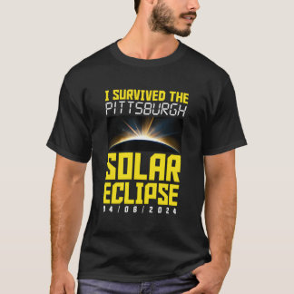 I Survived The Pittsburgh Solar Eclipse April 8 20 T-Shirt