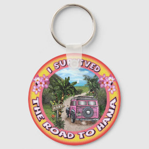 I survived the Road to Hana Key Ring