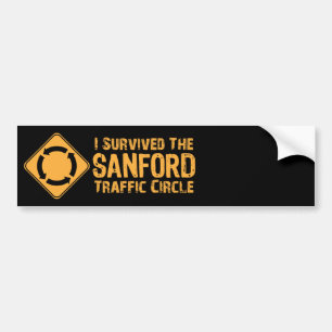 I Survived The Sanford Traffic Circle Bumper Sticker
