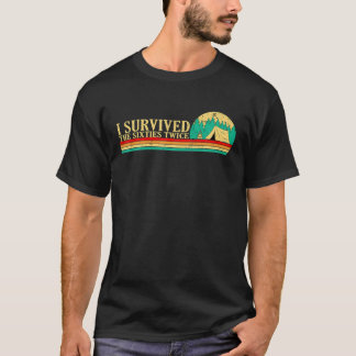 I Survived The Sixties 60S Twice Camping Hiking Lo T-Shirt