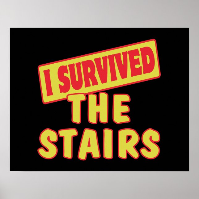 I SURVIVED THE STAIRS POSTER (Front)