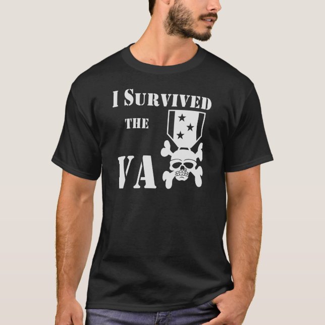 I Survived The VA Medal T-Shirt (Front)