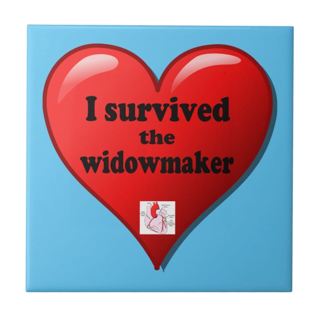 I Survived the Widowmaker Ceramic Tile (Front)
