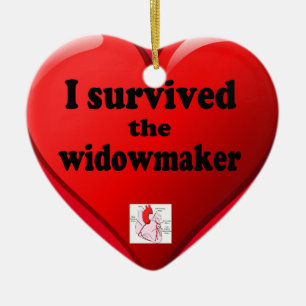 I Survived the Widowmaker Ceramic Tree Decoration