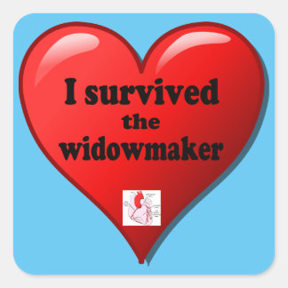 I Survived the Widowmaker Square Sticker