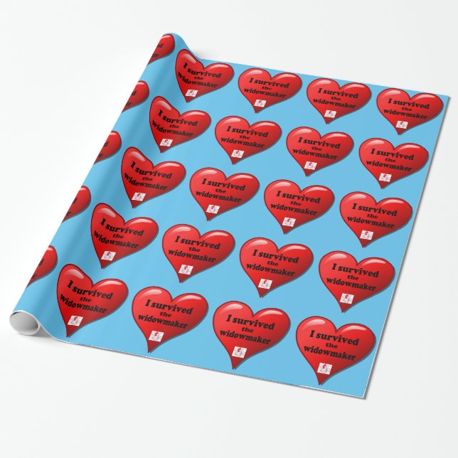 I Survived the Widowmaker Wrapping Paper (Unrolled)