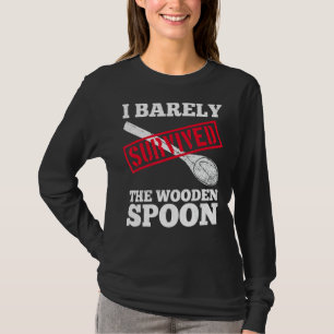 I Survived The Wooden Spoon Funny Adult Humour Men T-Shirt