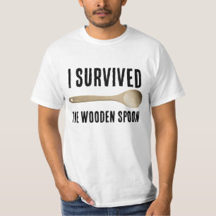 I SURVIVED THE WOODEN SPOON, Funny T-shirts