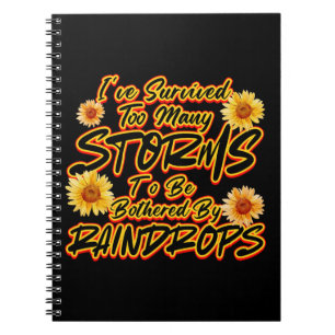I SURVIVED TOO MANY STORMS TO BE BOTHERED BY NOTEBOOK