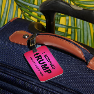 I Survived tRUMP Luggage Tag