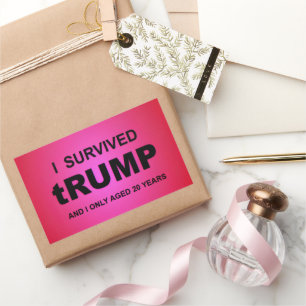 I Survived tRUMP Rectangular Sticker