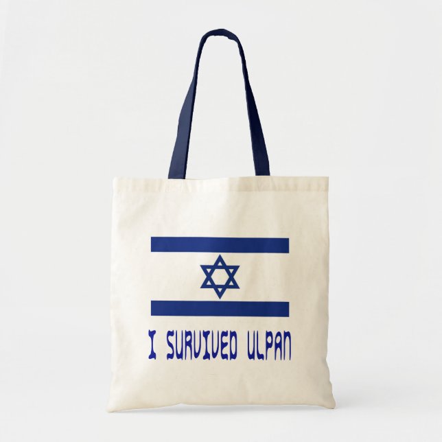 I Survived Ulpan Tote Bag (Front)